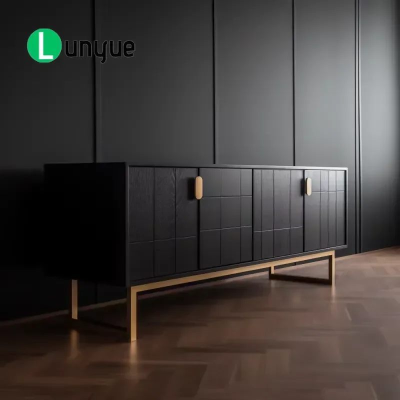 Italian Luxury Modern Bar Buffet Cabinet with Storage Chinese Style Sideboard Furniture for Living Room Dining Room High End