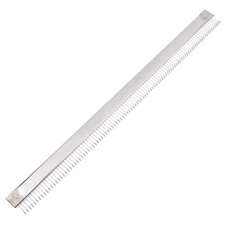 Practical 45cm Metal Silver Cast On Comb Knitting Machine For All 4.5mm/9mm For Brother Knitting Machine Needle Part