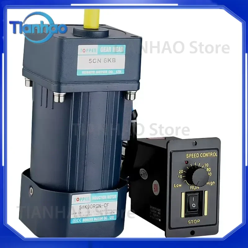 for Miniature AC Gearbox Motor Low Speed High Torque Geared Motor 110V 220V Single Phase Induction Electric Gear Motor for