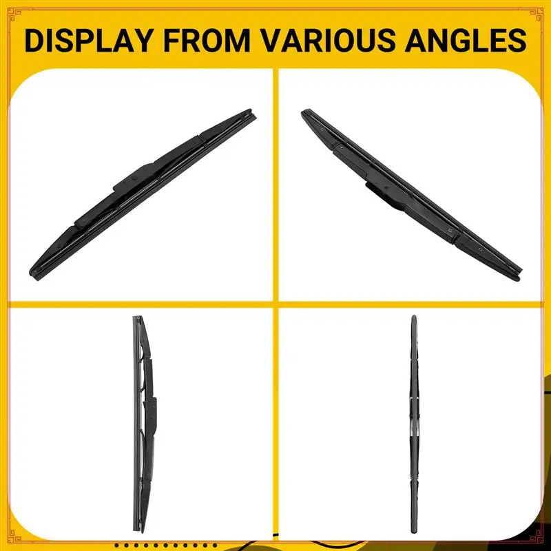 الخلفية ممسحة زجاج أمامي شفرة لهوندا CRV CR-V 2012 2013 2014 2015 2016 - 13 بوصة 330 مللي متر #2