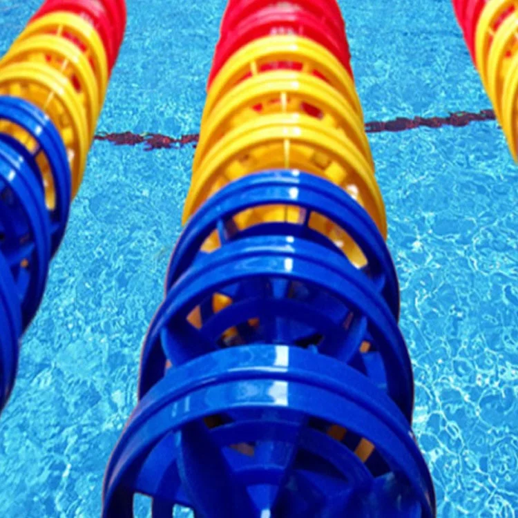 Water Faery Anti Wave Swimming Pool Float Racing Lane Rope 25m 50m Steel Abs And Plastic For Professional Competition