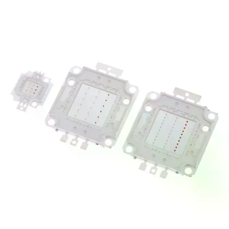 1Pc 10W/20W/30W LED RGB Cob High Power LED Light Bead High Power Integrated Lamp Chip RGB Floodlight Spotlight Light Chip