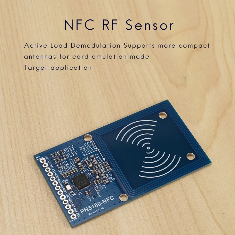 Pn5180 Nfc Rf Sensor Iso15693 Rfid High Frequency Ic Card Icode2 Reader Writer