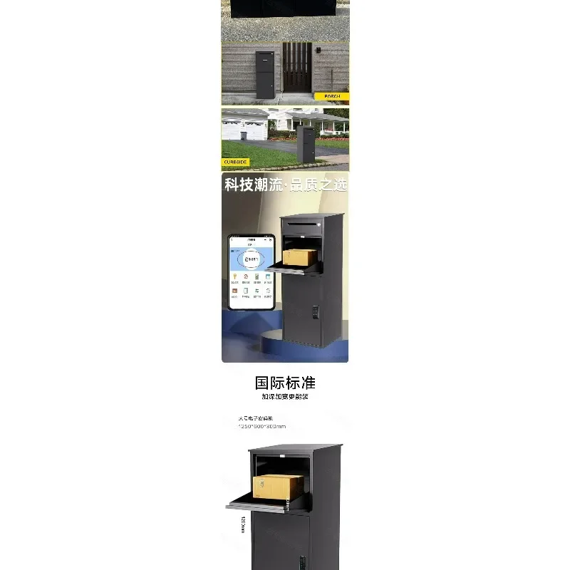 Door Drop Box Mailbox Letterbox for Fences and Walls Parcel Drop Box MountedGoods in stock