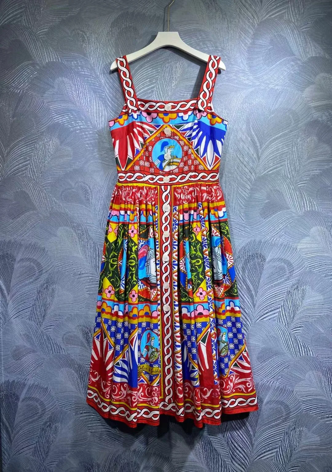 

2024 Spring/Summer New Women's Fashion Sling Dress