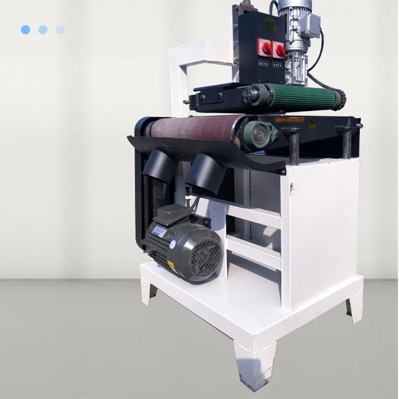 Material Polishing Machine Woodworking Deburring Sander Bench Type Multi-function Flat Wire Drawing Machine