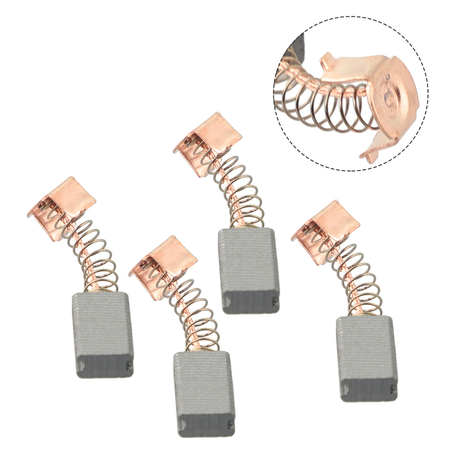 Escovas de carbono para moedor de ângulo, operação pobre do motor, motores intermitentes de alta qualidade, 12mm x 8mm x 5mm, escovas de fibra de carbono