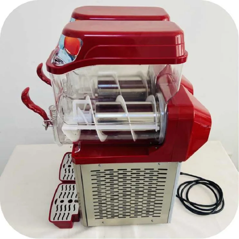 

Коммерческая машина для снежной грязи, двухцилиндровая, полностью автоматическая для холодных напитков и смузи