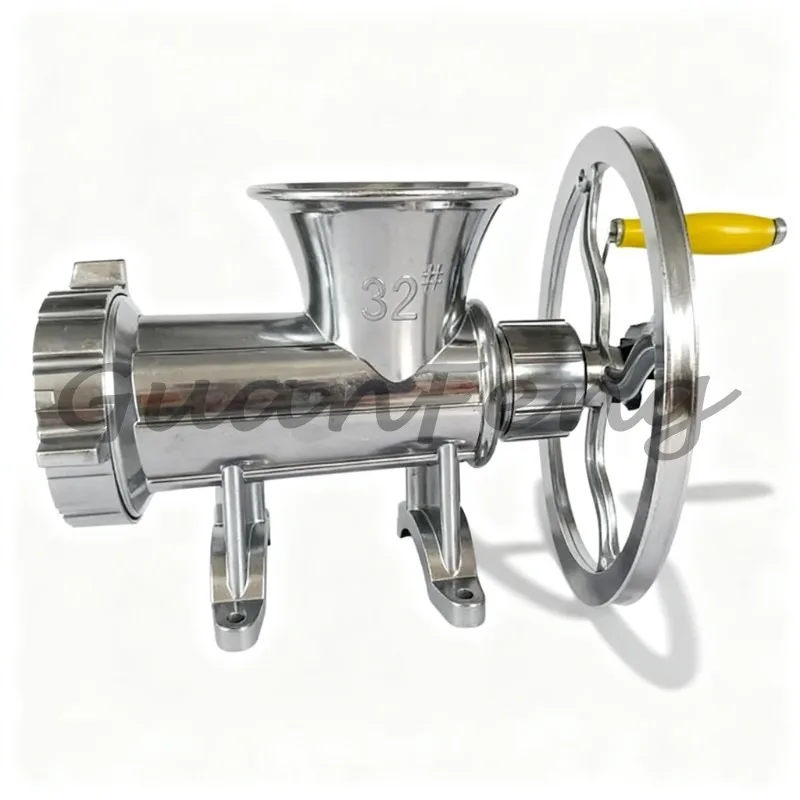 Manual Meat Processor, Aluminum Alloy Meat Grinder with Sausage Filler, Suitable for Sausage Making Work