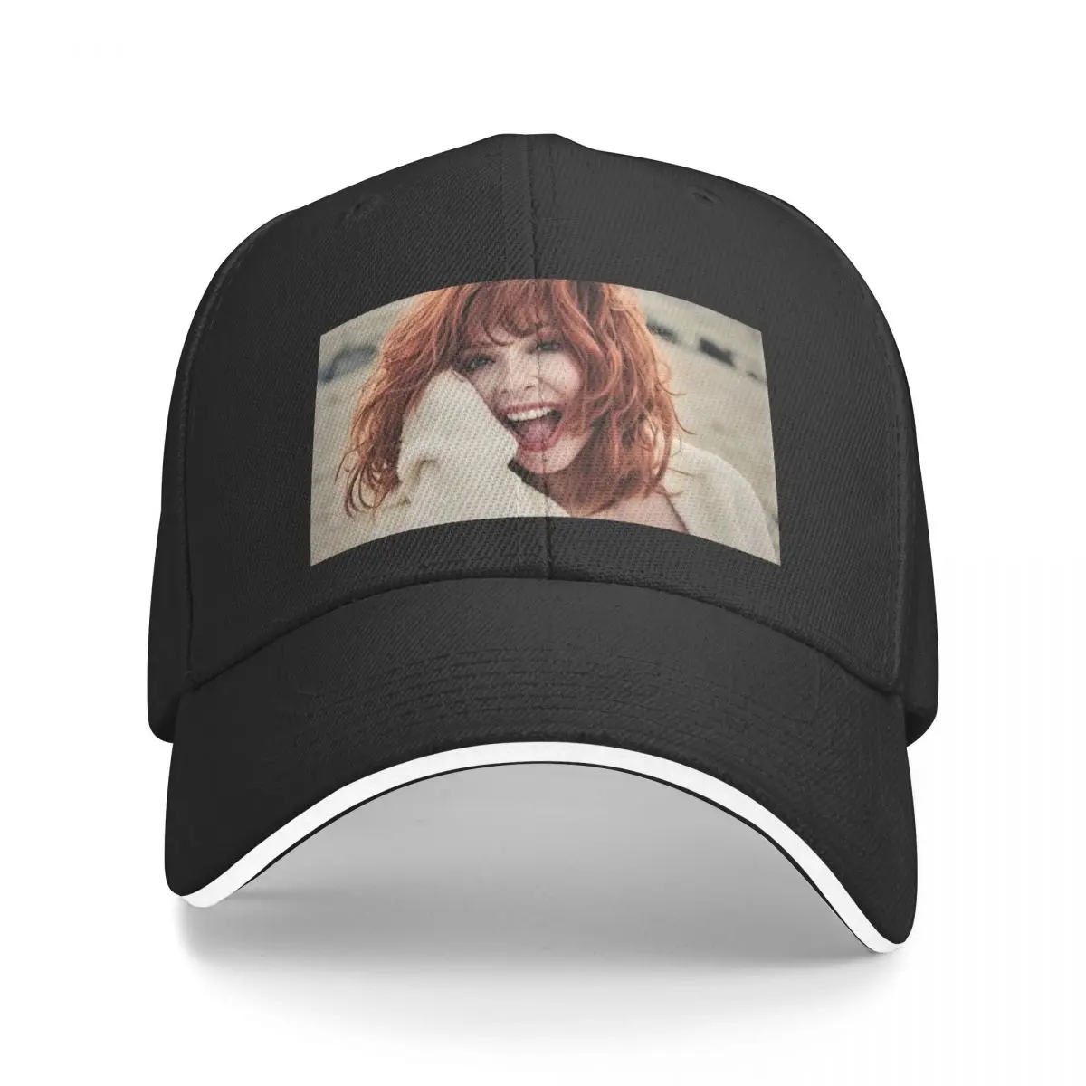 Myléne Farmer at the beach Baseball Cap Designer Hat Hood cute Rugby Women Caps Men's