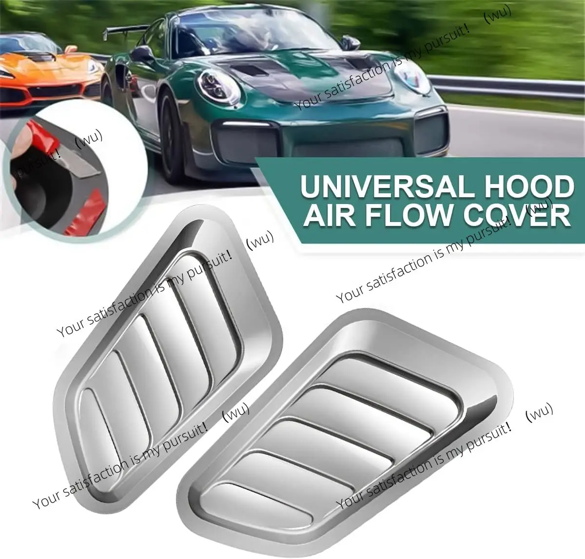 Car hood decoration trend design simulation, body creative durable paste fender