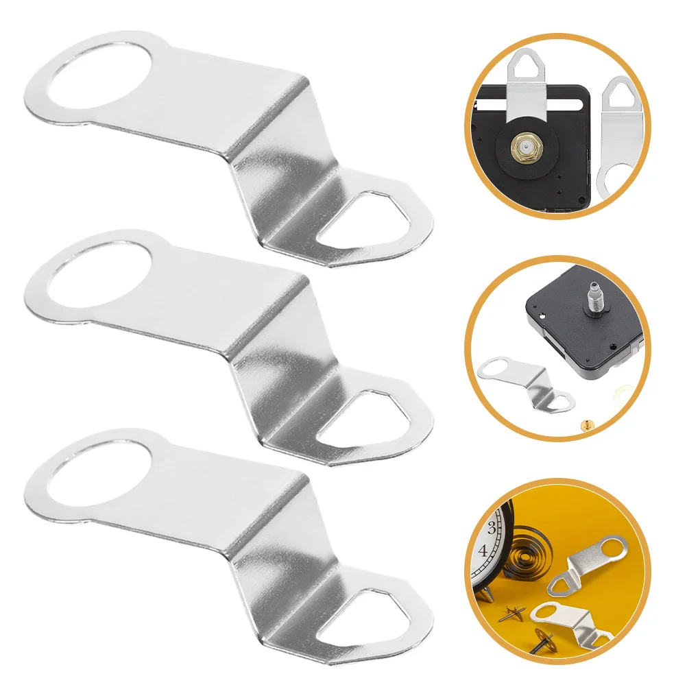 

15pcs Hooks For Quartz Clock Mechanism Metal Hanging Hardware Diy Repair Replacement Wall Clock Assembly Parts Kit Tools Home