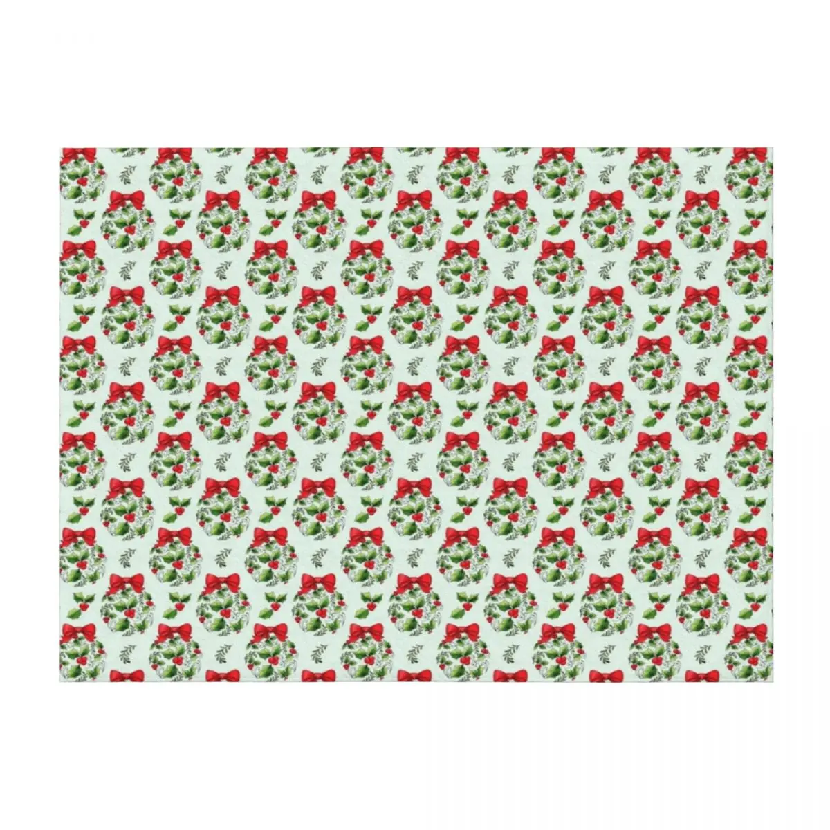 

Christmas Holly Beery Throw Blanket Blankets For Baby Plaid on the sofa Fashion Sofas Shaggy Blankets