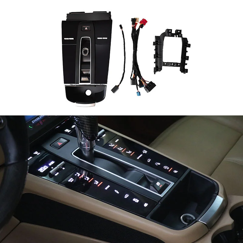 2014-2022  For P/orsche Macan 95B Central Control Gear Shift Panel Base Interior Trim Decoration Upgrade Replacement Parts Kit