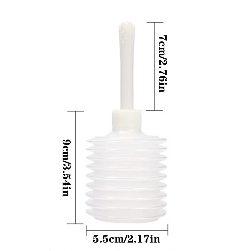 관장약 직장 주사기 질 린스 플러그, 항문 질 샤워 클리너 분무기, 일회용 의료 항문 클리너, 성인 항문, 1 개