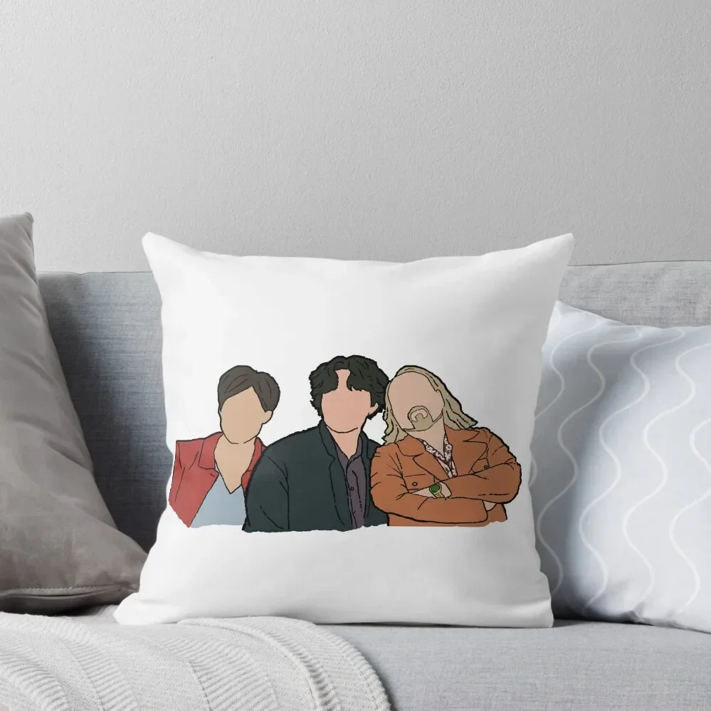 Bernard, Manny and Fran From Black Books Channel 4 Throw Pillow Sofa Cushion Cover Christmas Covers bed pillows Pillow