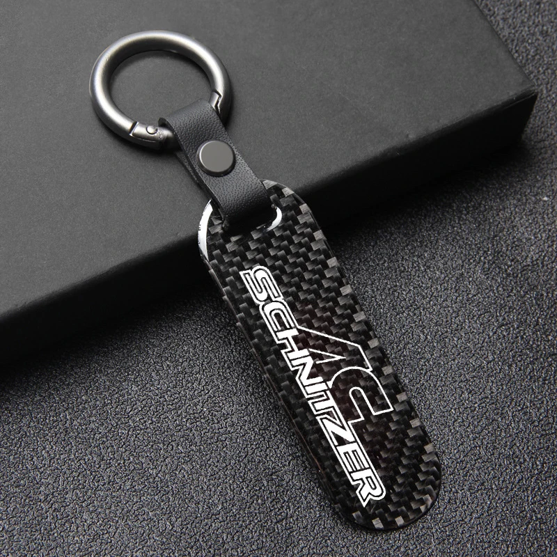 For AC Schnitzer M 3 5 6 Z E46 E39 X1 X3 X5 X6 car Accessories Car Key Chain Key Ring Carbon Fiber Metal Keychain Keyrings