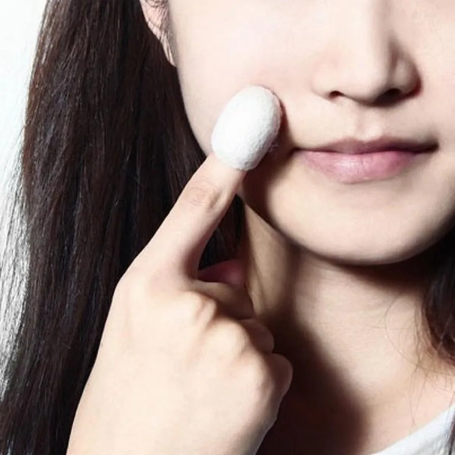 Bola facial de concha de capullo de limpieza de 25 piezas, exfoliante de masaje facial, puntos negros exfoliantes, limpieza profunda, esencial para el cuidado de la piel.