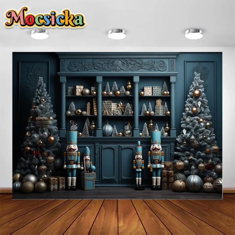 Mocsicka-خلفيات تصوير عيد الميلاد خمر ، شجرة عيد الميلاد في الأماكن المغلقة ، ديكور الحفلات ، خلفيات الصور العائلية ، هدايا الأطفال