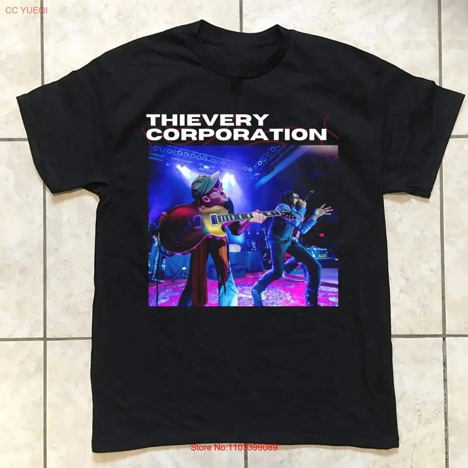 NUEVA Camiseta Thievery Corporation Live In Concert, Todas las Tallas S-5XL, Estilo Vintage Lavado, para Uso Diario, Unisex, Gráfico Elástico