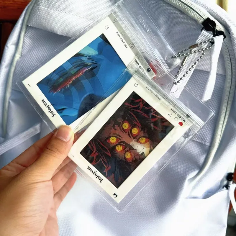 

Creative Demon Slayer Cards Akaza Anime Action Figure Cartoon Grating Bookmark Cute Toy Birthday Gift Backpack Anime Merchandise