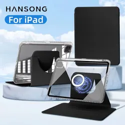 For ipad Case for Air 11 13 2024 M2 Pro 11 13 M4 Pro 11 12.9 for 10th Gen 10.2 7/8/9th 9.7in Mini 6 Tablet Magnetic Detachable