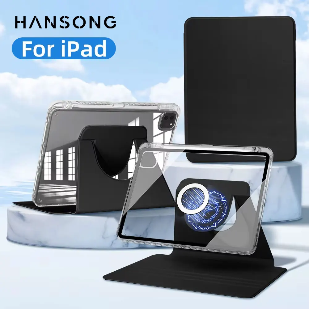 Etui na iPada Air 11 13 2024 M2 Pro 11 13 M4 Pro 11 12.9 dla 10. generacji 10.2 7/8/9.7in Mini 6 Tablet Magnetic Detachable