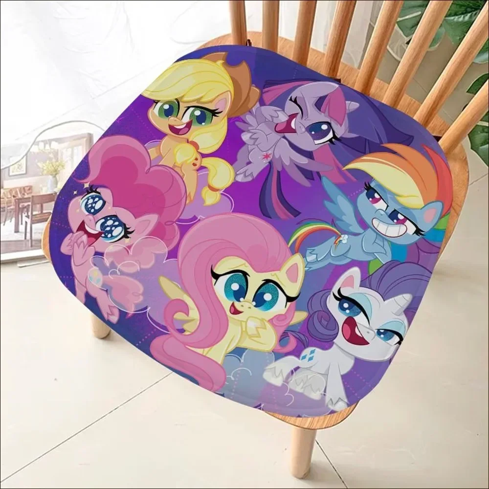 M-My P-Ponys L-Little Cushion Mat Nordic Printing Chair Cushion Soft Office Car Seat Comfort Breathable 45x45cm Sofa Cushion