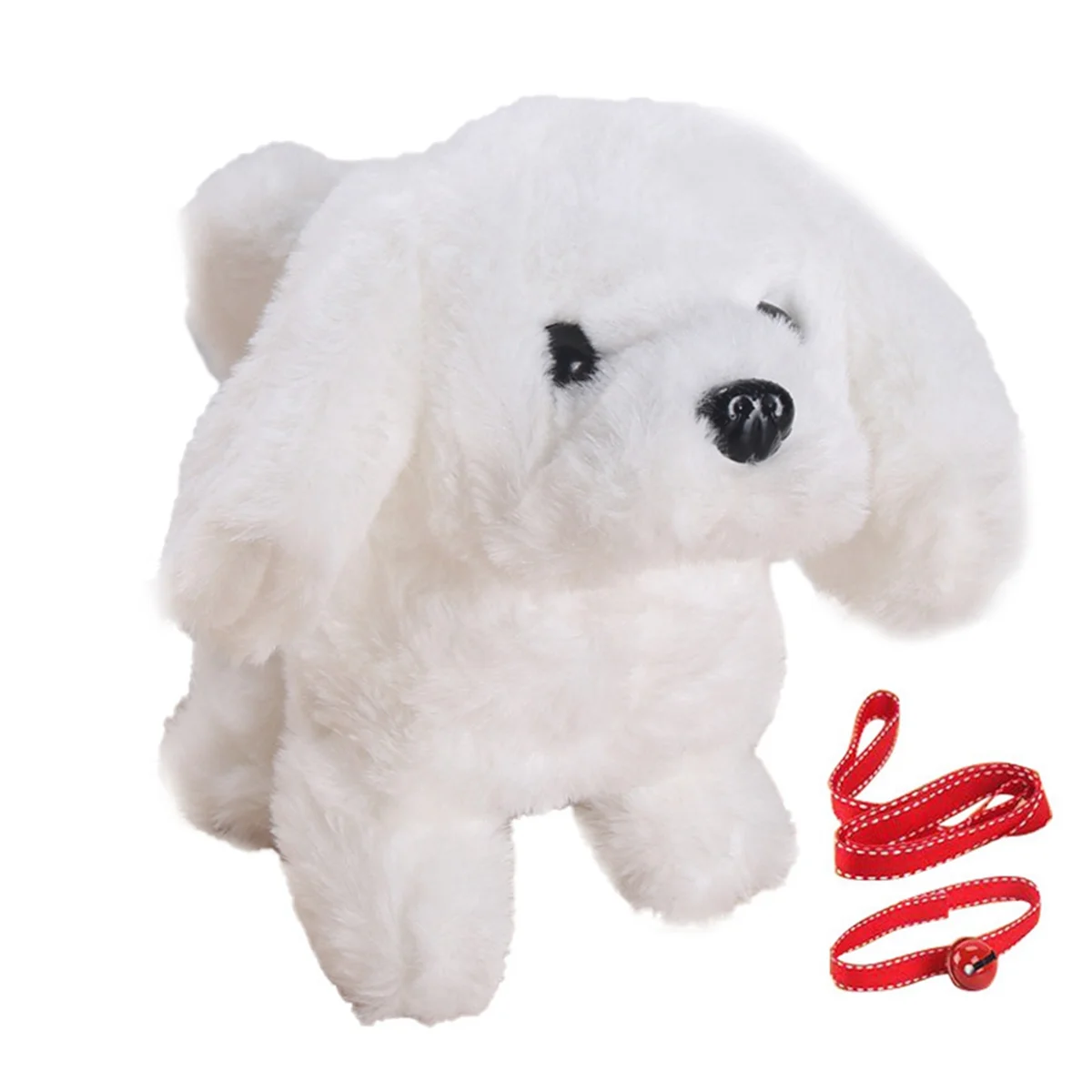 D Baby Toy Dog That Walks Barks Tail Wagging Plush Interactive Electronic Pets Puppy Toys for Girls Boys Birthday