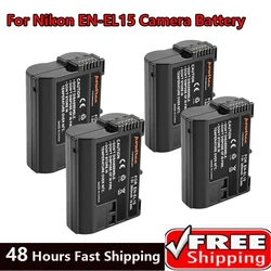 EN-EL15 EN EL15a Camera Battery 7V 2800mAh For Nikon d750 d7200 d7500 d850 d7100 d610 d500, MH-25a d7000 z6 Replacement Battery