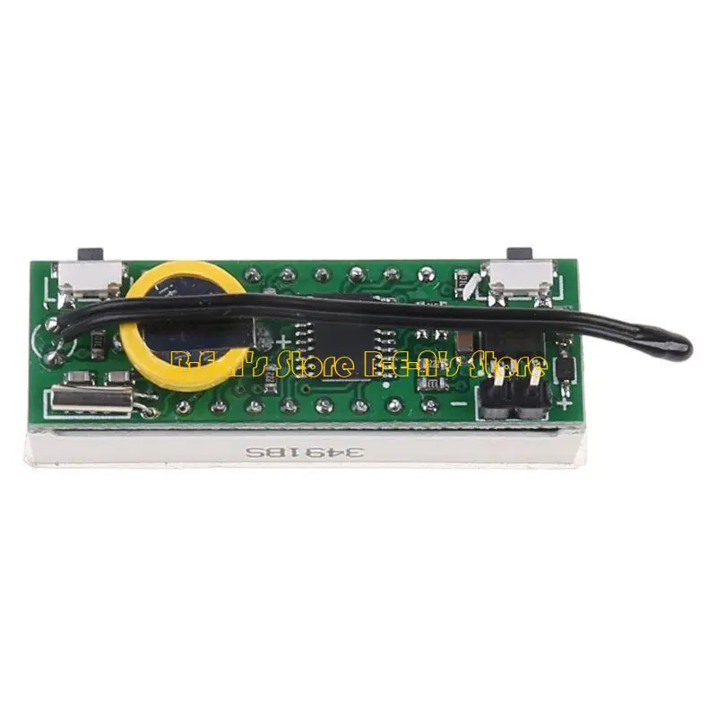 Y1AD Durable Digital Car LED Electronic Clock Time Temperature 3 in 1 Module