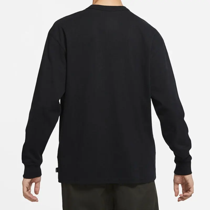 نايك حقيقية الخريف الرجال الرياضة تنفس عارضة جولة الرقبة البلوز بسيط DR7930-440