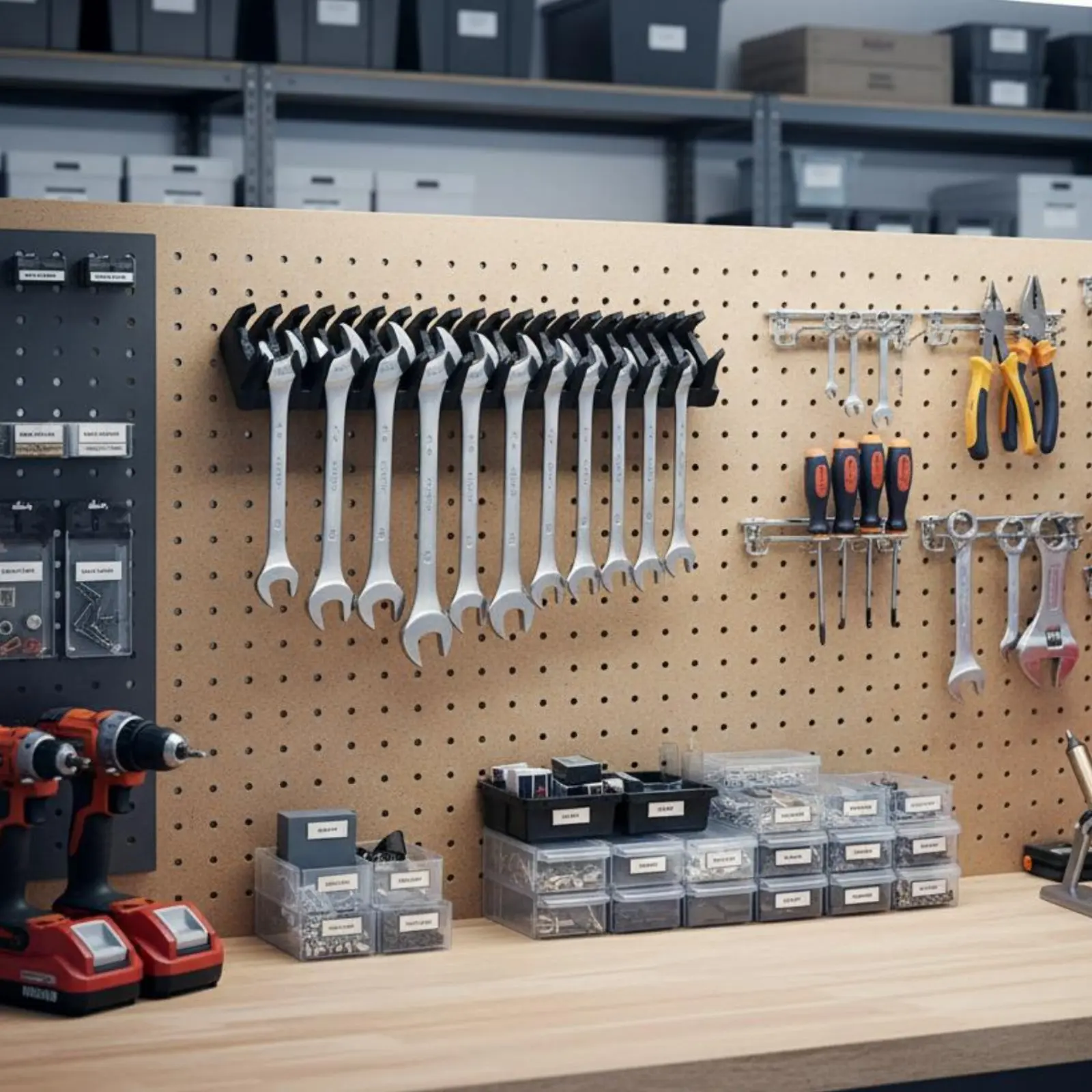 

Wrench Storage Rail Includes Size Labels Connecting Wrench Storage Rack Connecting Tool Holder Sturdy Duty for Mechanics