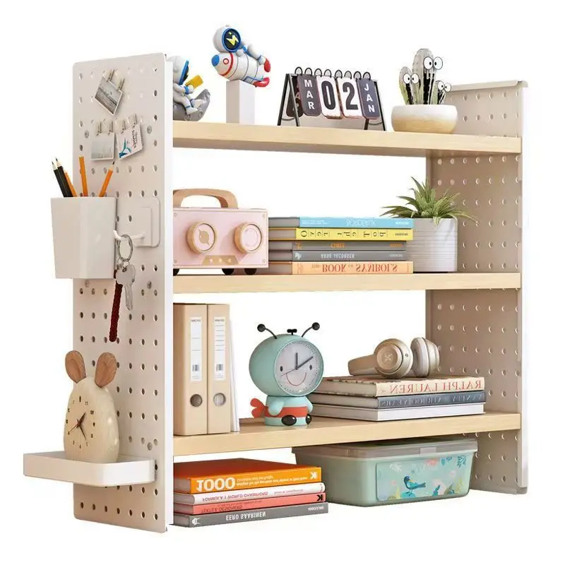 

Hole plate rack desktop storage household multi-layer