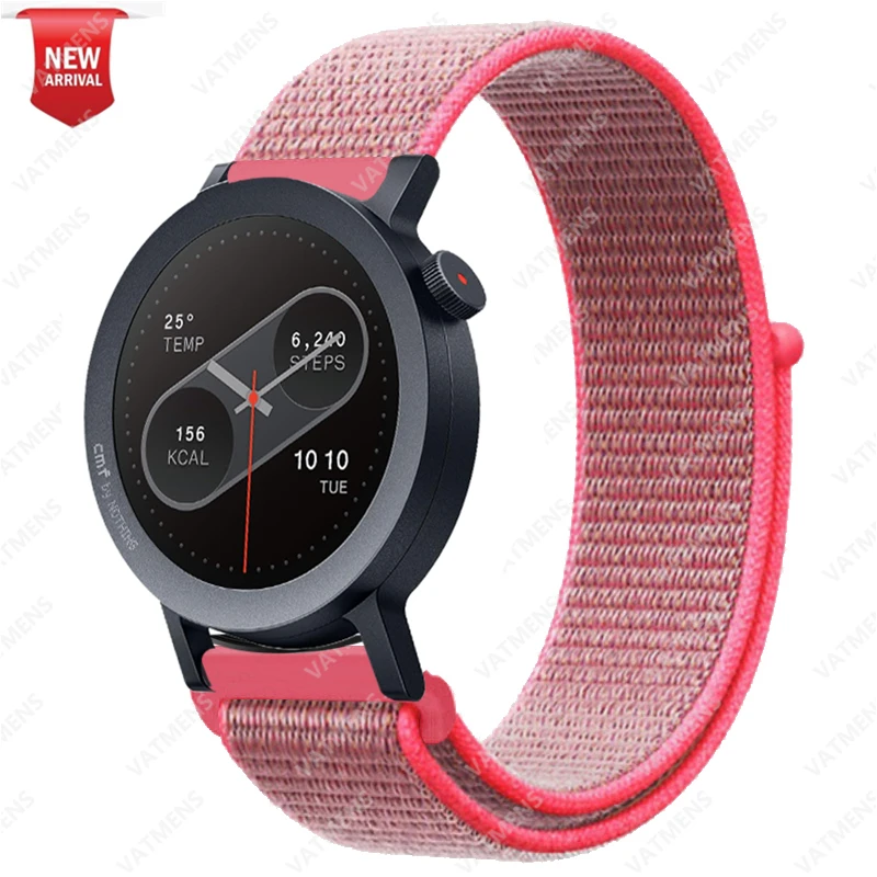 Watch Pro 2-Armband für CMF Watch Pro 2 Ersatz-Smartwatch-Armband, Nylon-Sport-Loop-Armband, Correa-Band – Detail 24