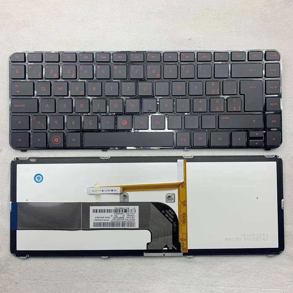 

Swiss Backlit Keyboard For HP Pavilion Dv4-3000 Dv4-4000 dv4t-4000 dv4t-4100 DV4-3100 DM4-3000 dm4-3100 DV4T-4200 Series SW