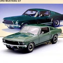 AUTOART 1:18 Mustang GT390 Alloy Fully Open Simulation Limited Edition Alloy Metal Static Car Model Toy Gift