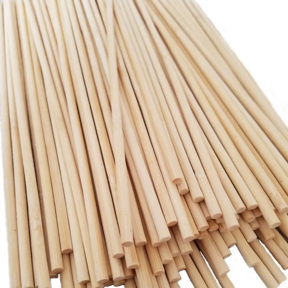 25Pcs 1/4 x 12 Inch Hardwood Dowel Rods Assortment Precut Dowels Cake Dowels Tiered Cakes