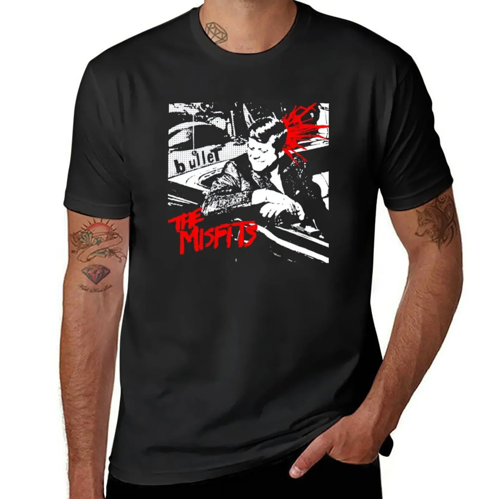 

Misfits - Bullet T-Shirt quick drying cute tops shirts graphic tee men