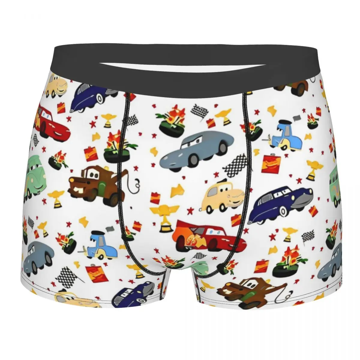 Custom Lightning McQueen Cars Boxer Merch Boxers Briefs Fun Underwear Boxer Briefs Gag Ultra Soft Quilt Underpants Gifts For Man