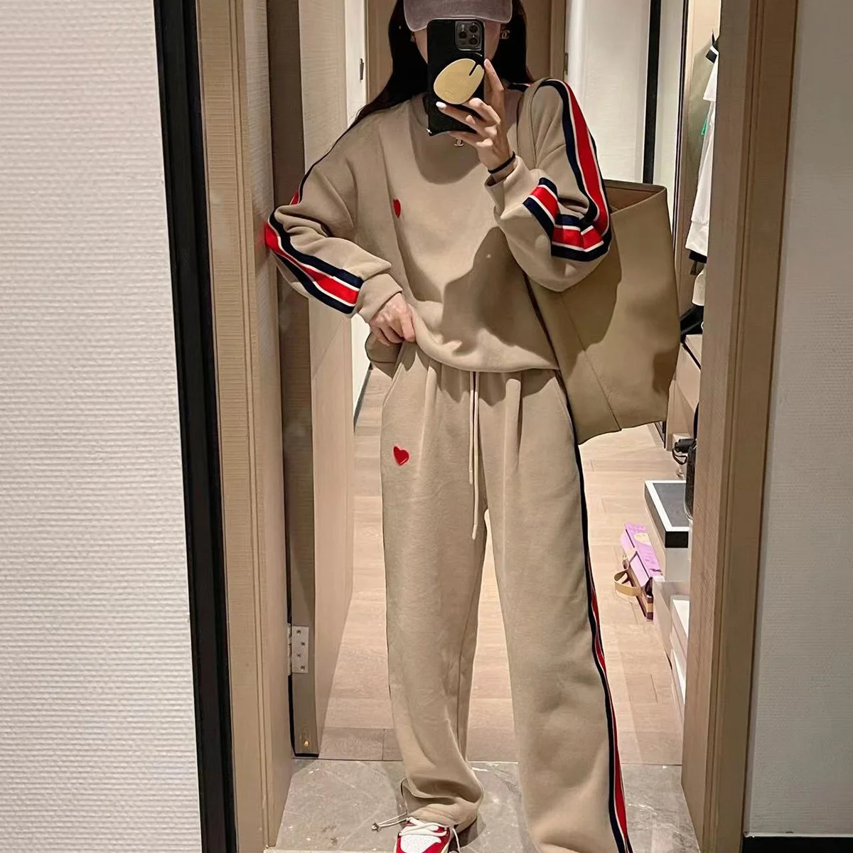 Women Pant Sets 2023 Hoodies Tracksuit Women Two Piece Set Women\'s Winter Set Women\'s Tracksuit Pants Sets Hoodie Women\'s Suit