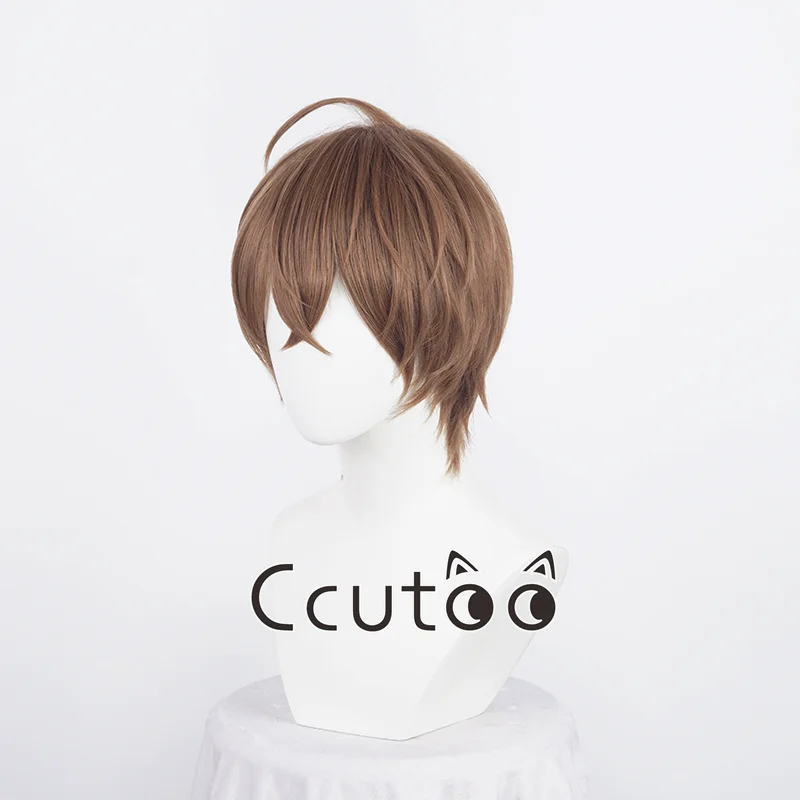 Wig GENTARO YUMENO dari divisi Rap Battle pendek rambut sintetis pria kostum Cosplay wig