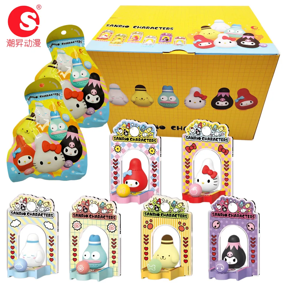

Genuine Sanrio Characters Bowling Club Series Blind Box Trendy Collectible Mini Figures Desktop Decoration Ideal Gifts for Girls