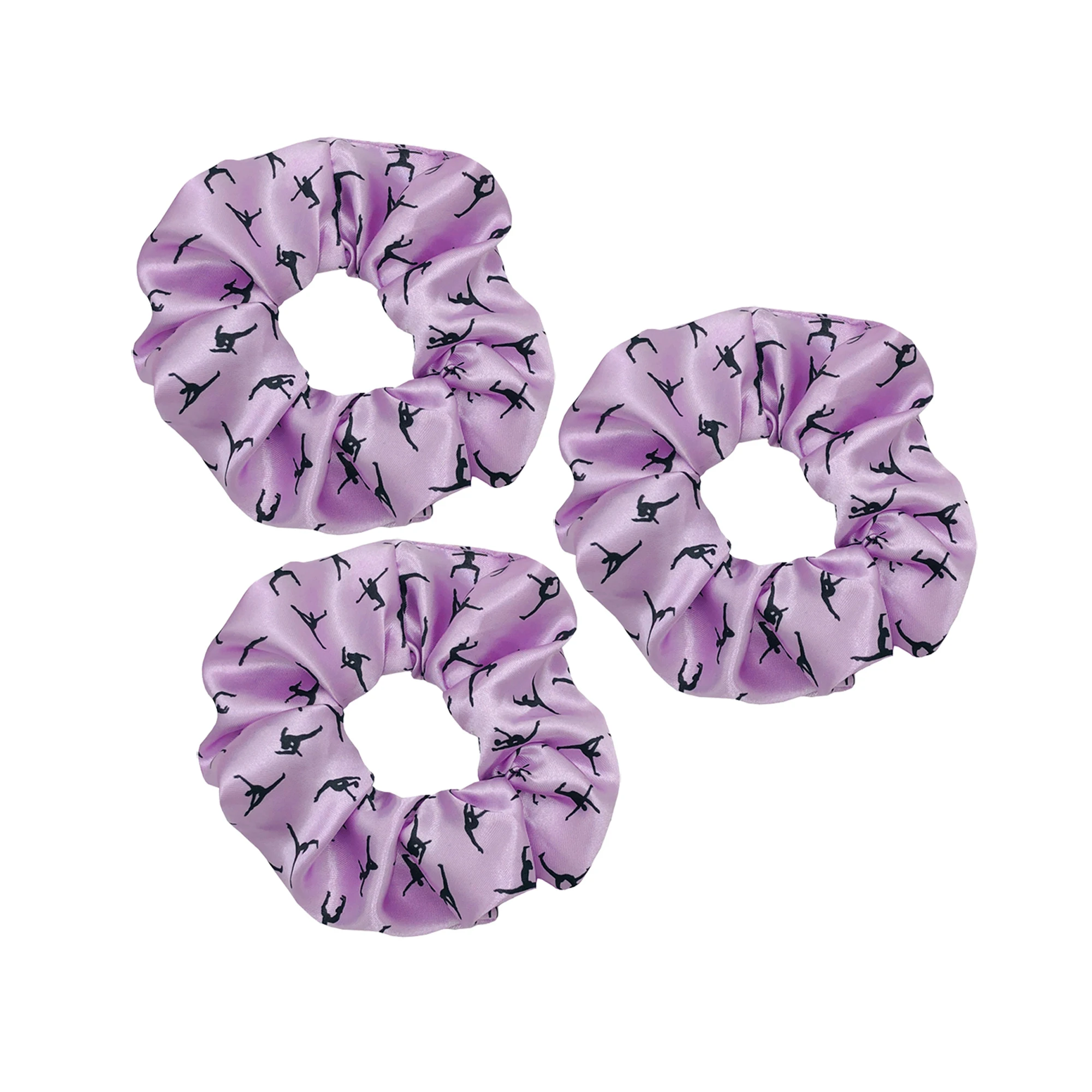 5 Stücke/20 Stücke Gymnastik Tanz Druck Scrunchies Haargummi Hohe Elastizität Elastisches Haarband Pferdeschwanzhalter Frauen Haarschmuck – Detail 17