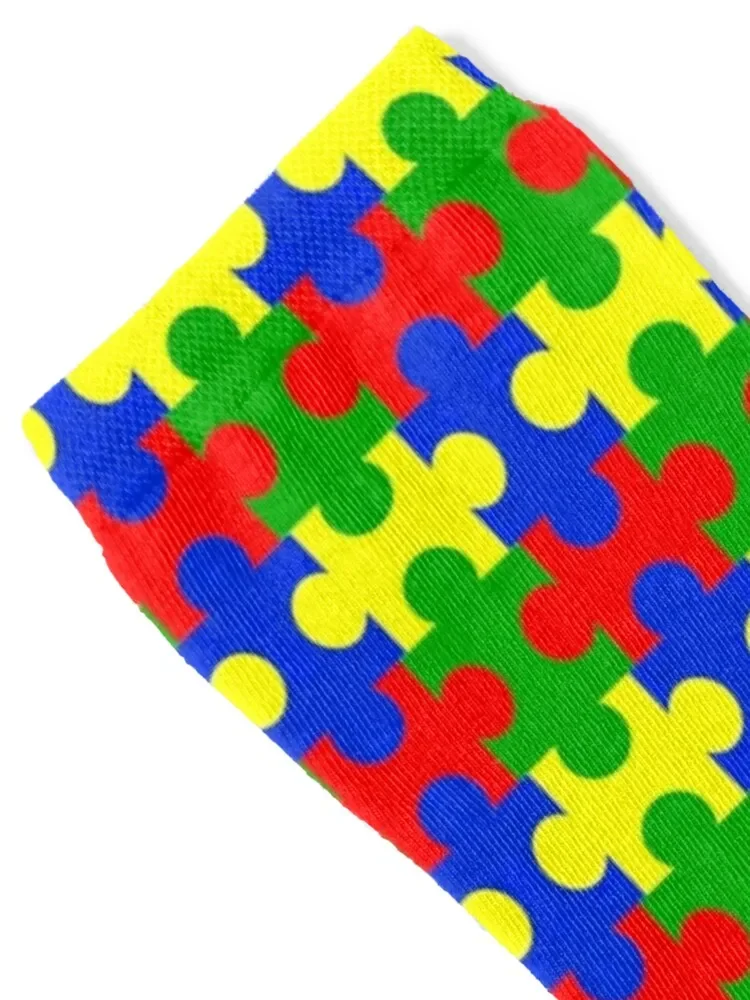 Autism Awareness Pattern Socks retro with print FASHION Girl'S Socks Men's