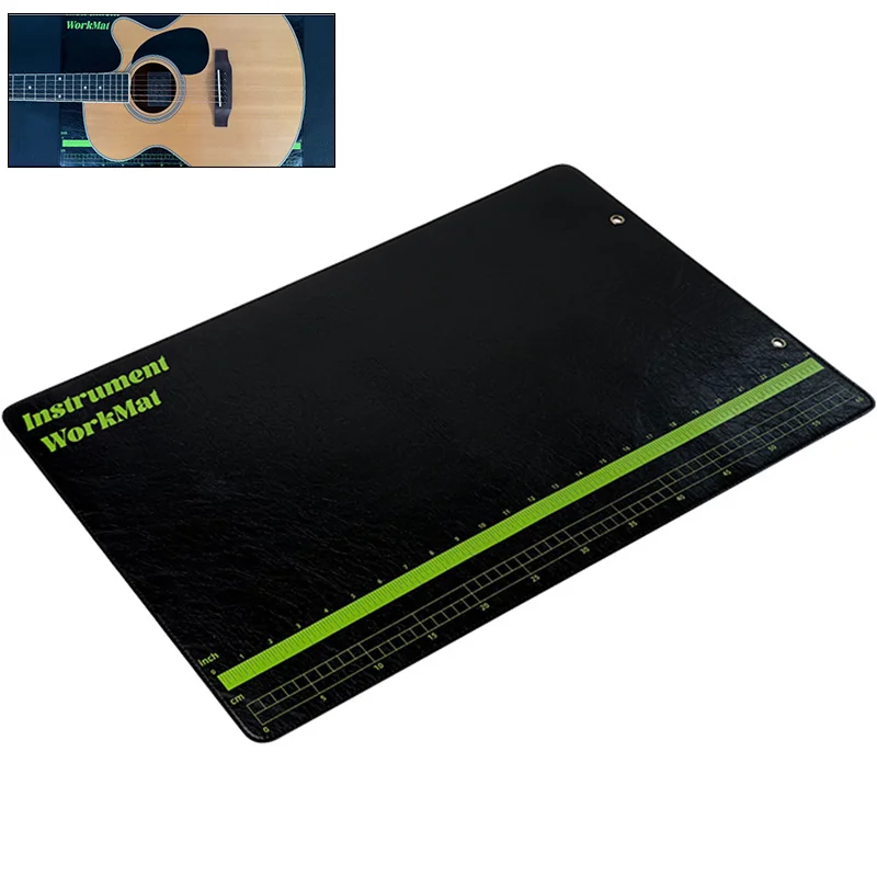 

Premium Guitar Work Mat 24.8X15.94in Non-slip Guitar Workbench Mat for Repair and Maintenance Work Mat for Guitar Bass Ukulele