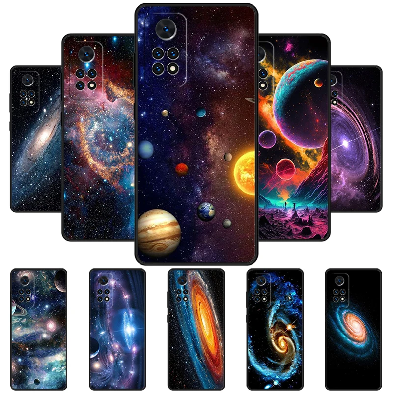 Milchstraße Galaxie Raum Telefon Fall für Redmi Note 11 epro 11s 10t 9s Promax 8 Pro Xiaomi Mi 11 12x12s Ultra Cover