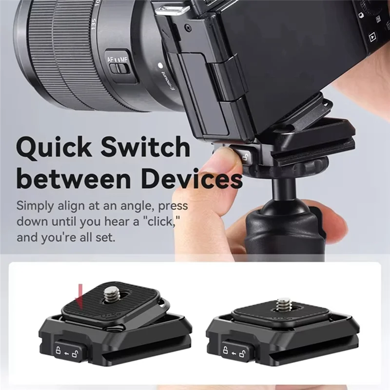 ABKI-Ulanzi UKA クイックリリースプレートとベース互換性ウカ & F38 プレート Forcamera 三脚クイックリリースプレート UKA02 カバー