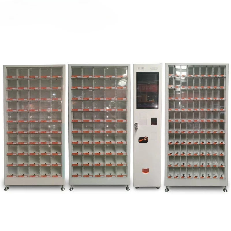 Smart refrigerated flower bouquet locker fruit and vegetable beverage vending machine 28 boxes