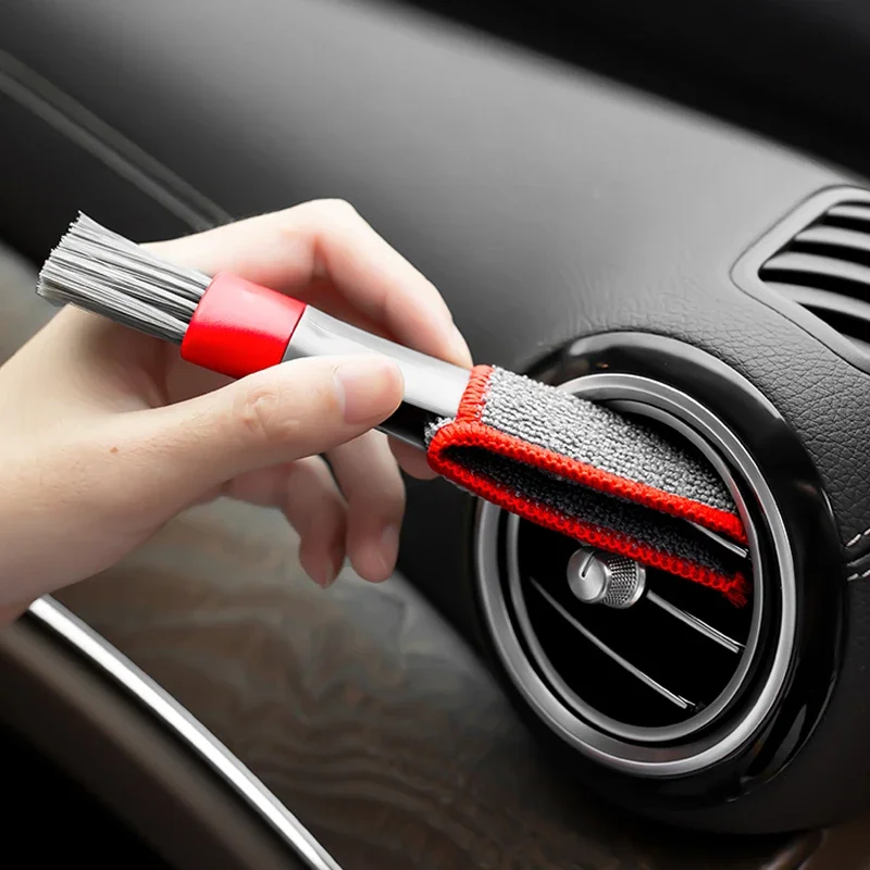 

Brosse à poussière polyvalente pour voiture, sortie de climatiseur, outil de livres, accessoires d'intérieur